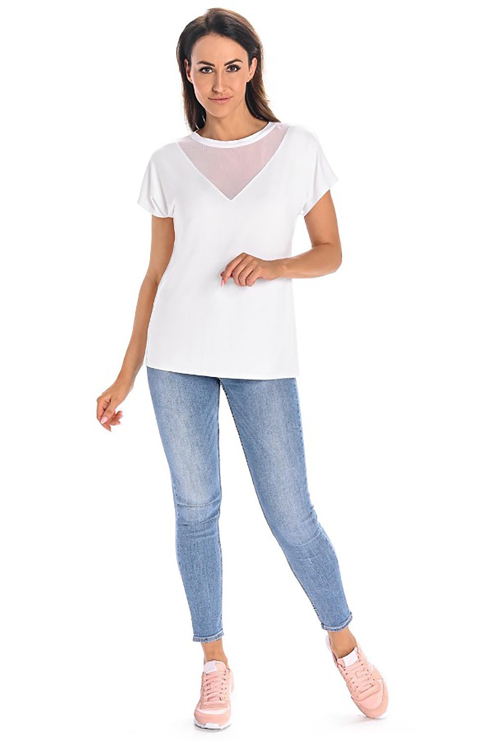   Bluzka Model Cora 219201 White - Teyli 