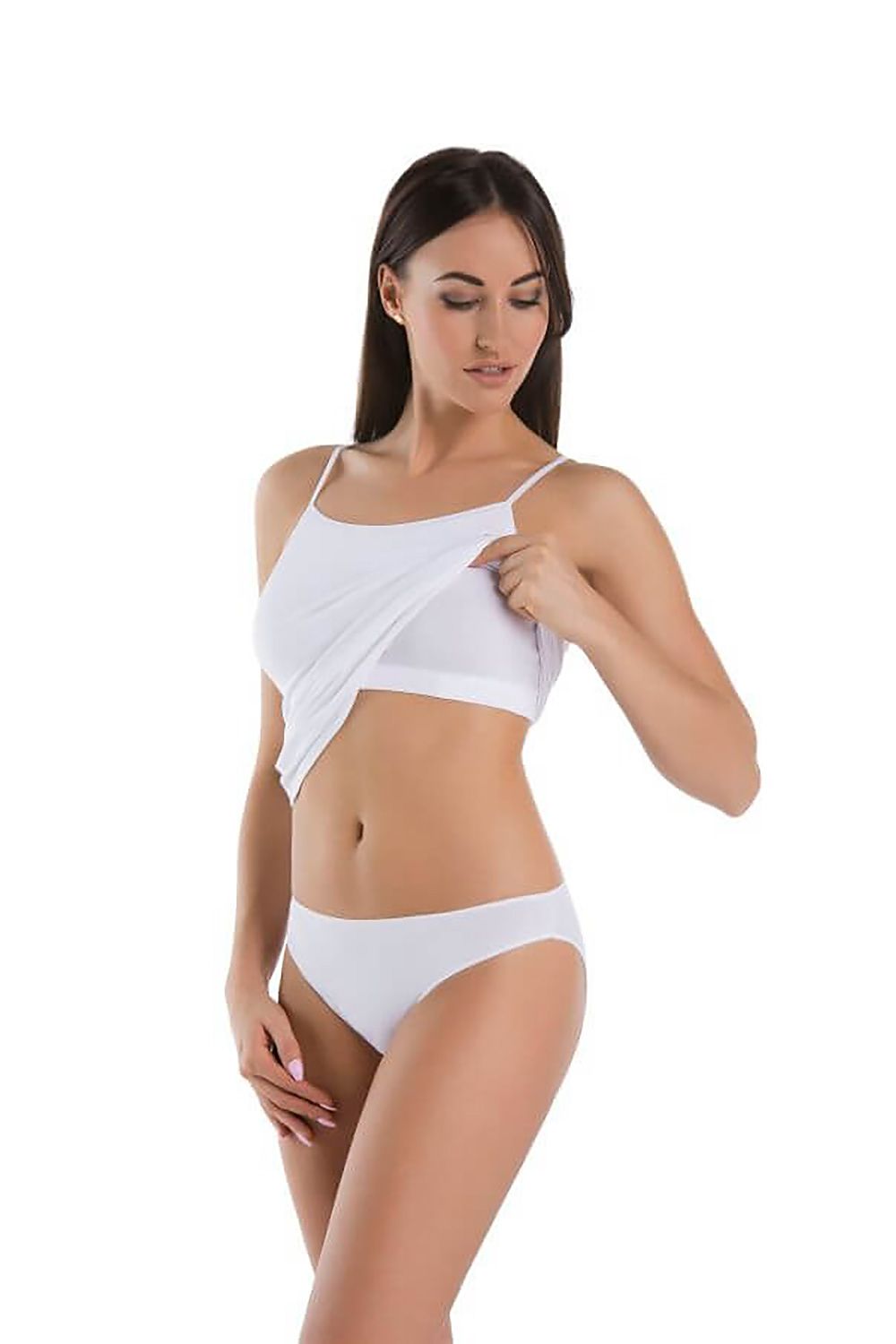  Koszulka nocna Koszulka Model Cami 2700 White - Teyli 
