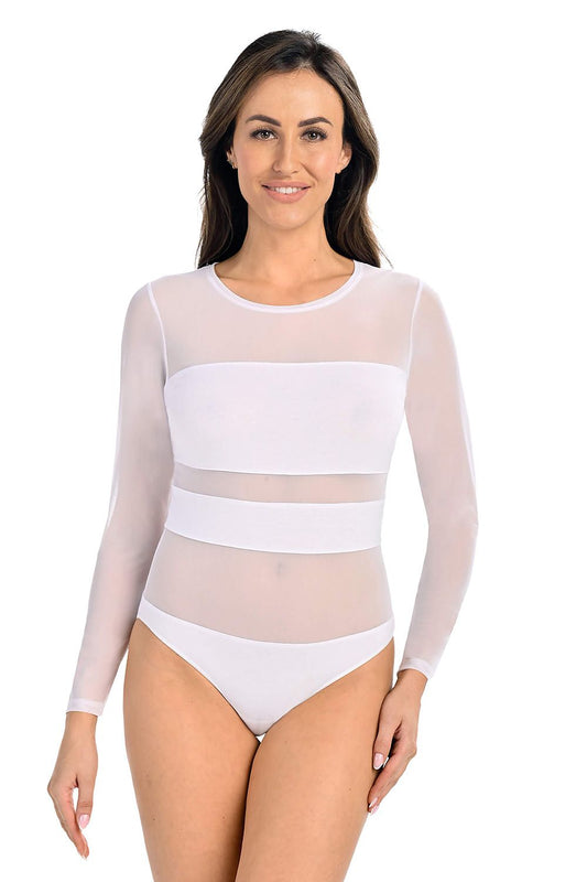   Body Model Stripy 2405 White - Teyli 