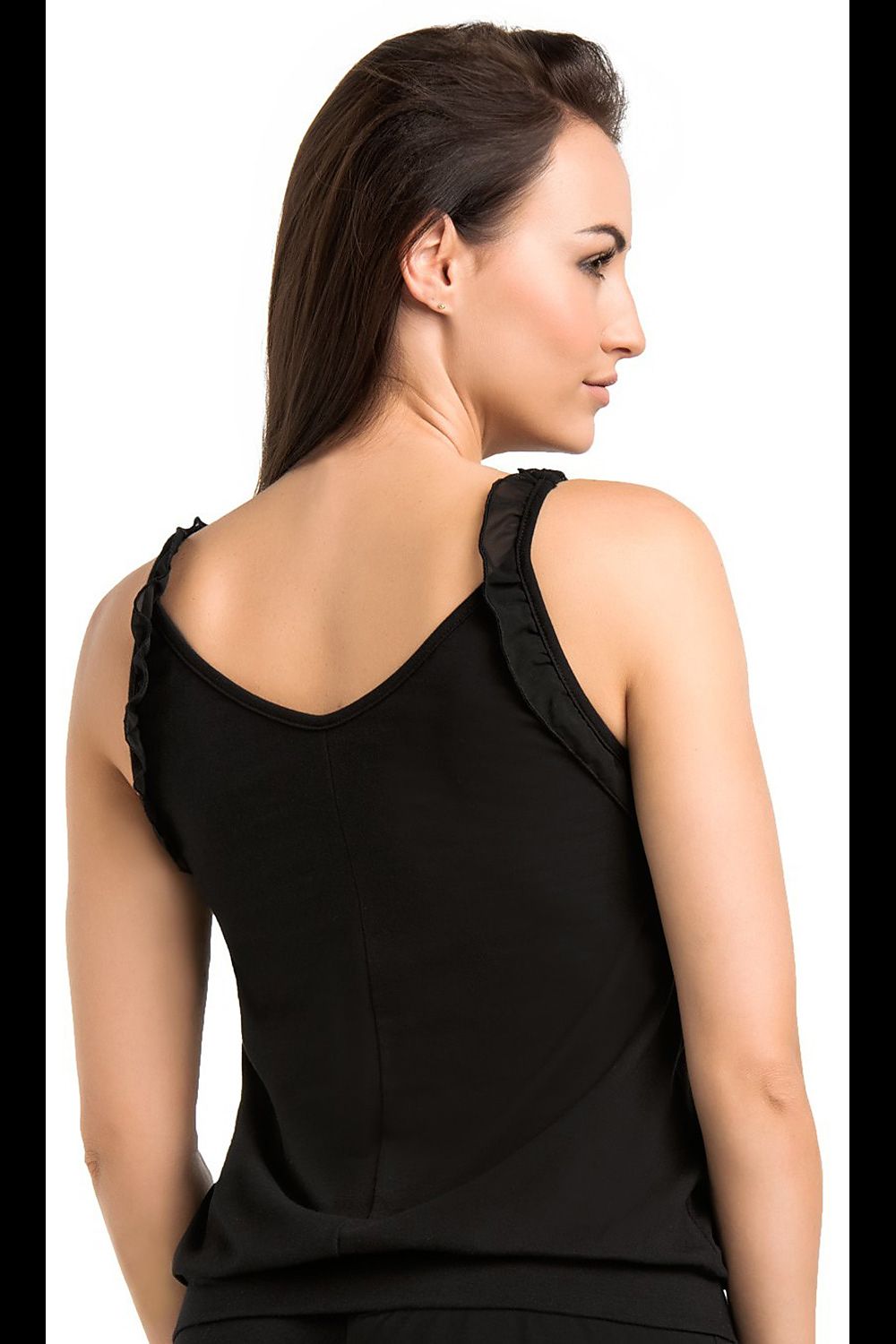  Koszulka nocna Koszulka do spania Model Sleepy 2709-1 Black - Teyli 