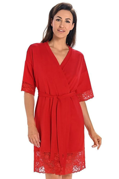  Szlafrok Damski Model Gloria 2901 Red - Teyli 