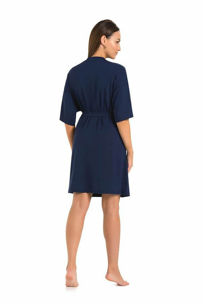  Szlafrok Damski Model Maddalena 2902 Navy - Teyli 
