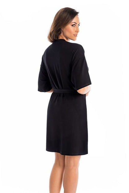  Szlafrok Damski Model Maddalena 2902 Black - Teyli 