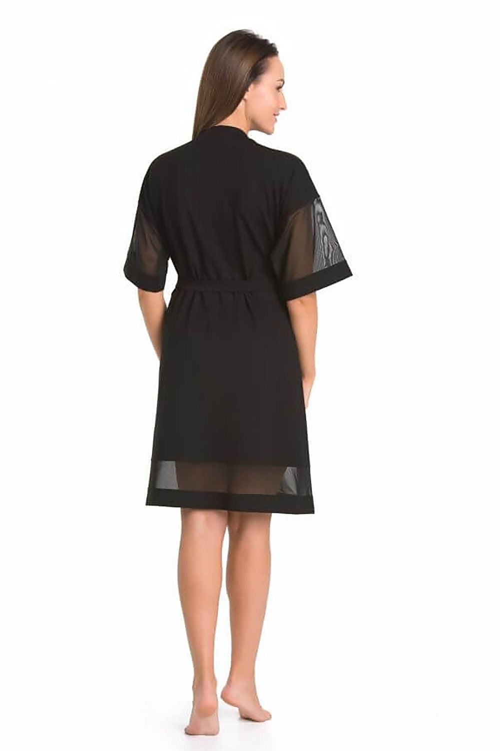  Szlafrok Damski Model Betti 2903 Black - Teyli 