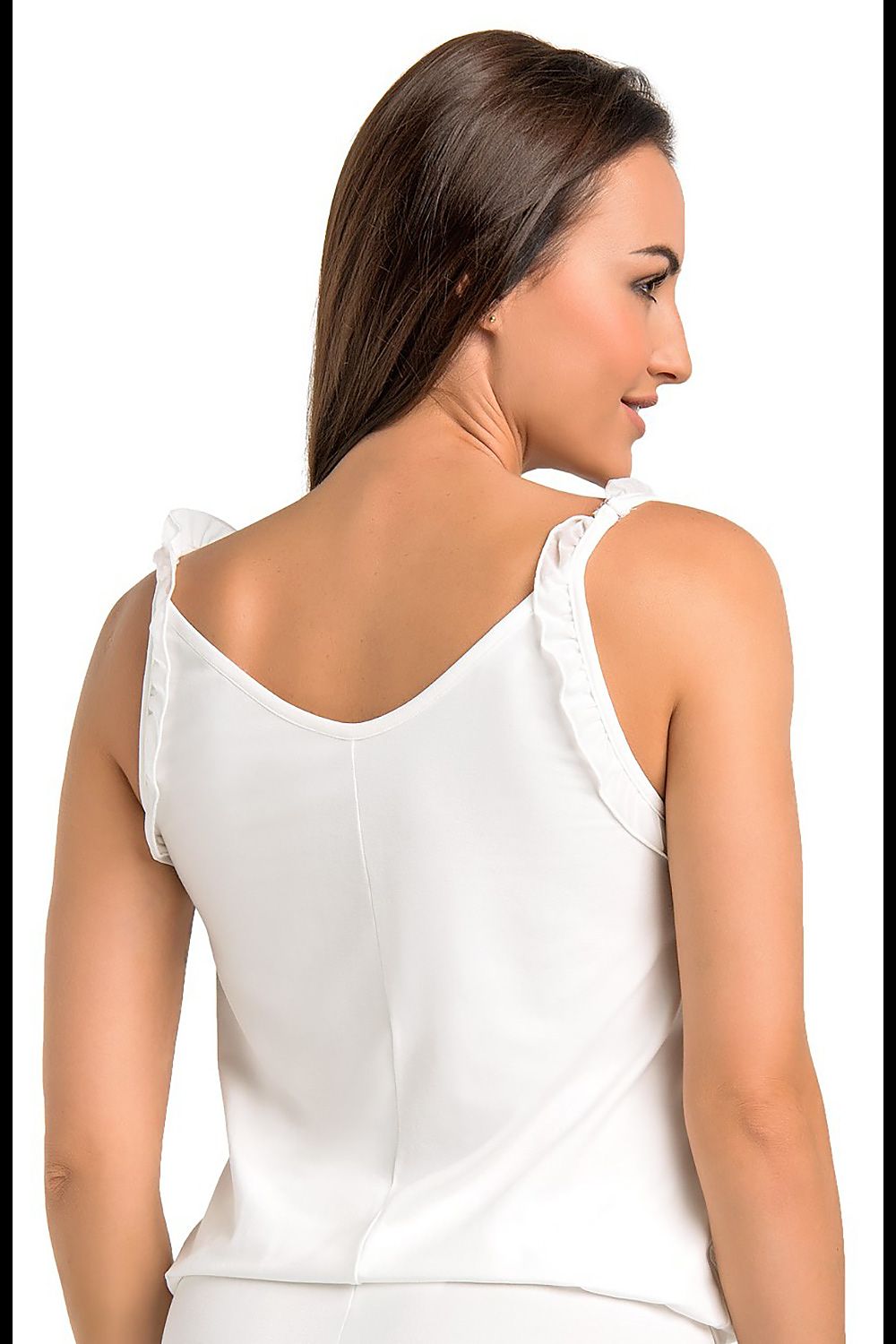  Koszulka nocna Koszulka do spania Model Sleepy 2709-1 Ecru - Teyli 