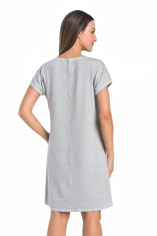  Koszulka nocna Koszula Nocna Model Luzi 2810 Grey - Teyli 