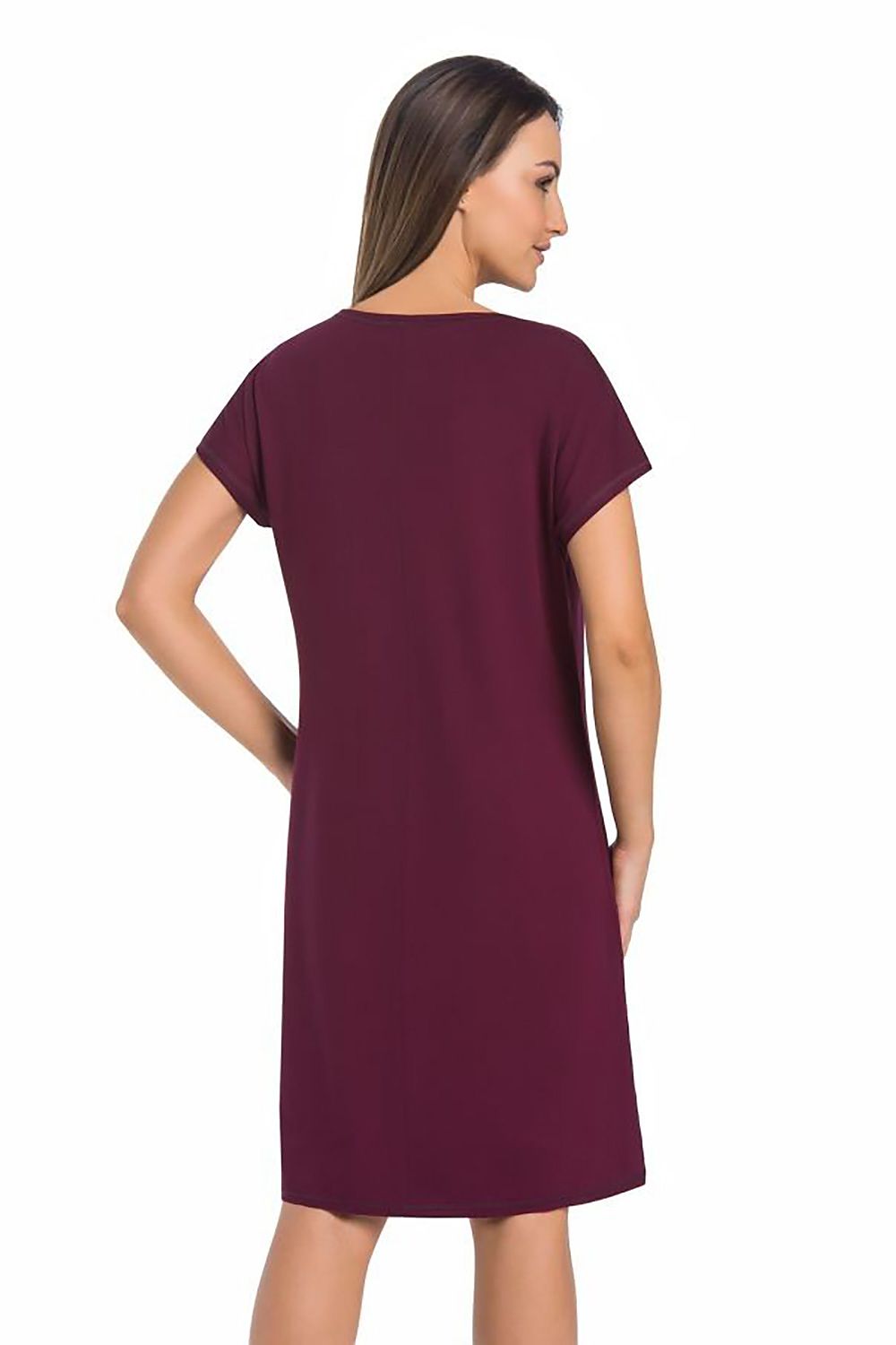  Koszulka nocna Koszula Nocna Model Luzi 2810 Violet - Teyli 