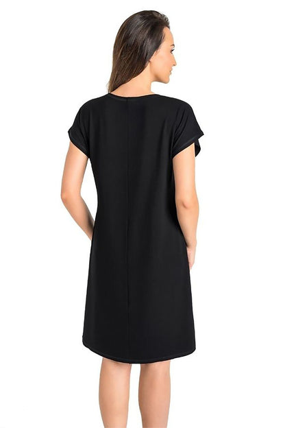  Koszulka nocna Koszula Nocna Model Luzi 2810 Black - Teyli 