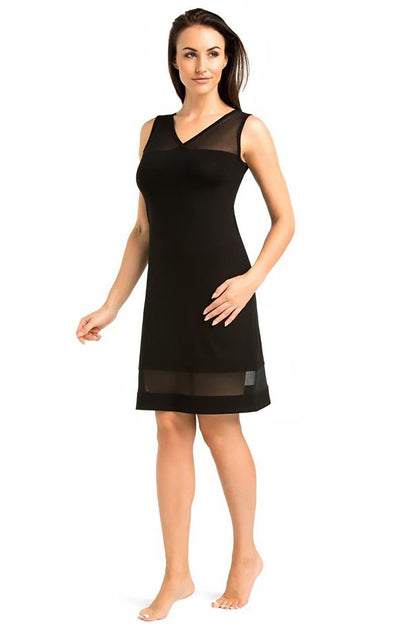  Koszulka nocna Koszula Nocna Model Betti 2808 Black - Teyli 
