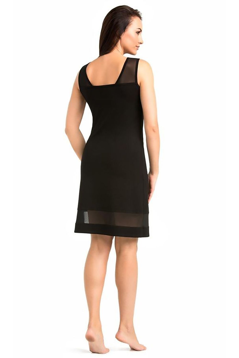  Koszulka nocna Koszula Nocna Model Betti 2808 Black - Teyli 