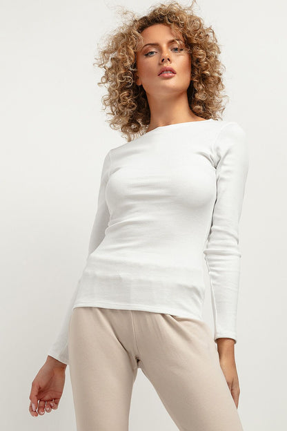   Bluzka Model T387/1 White - Tessita 