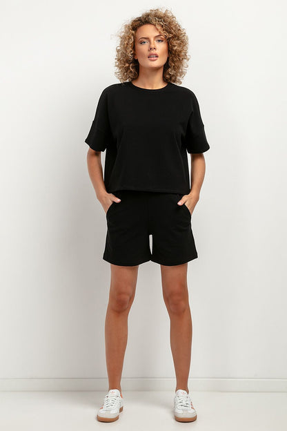   Bluzka Model T386/7 Black - Tessita 