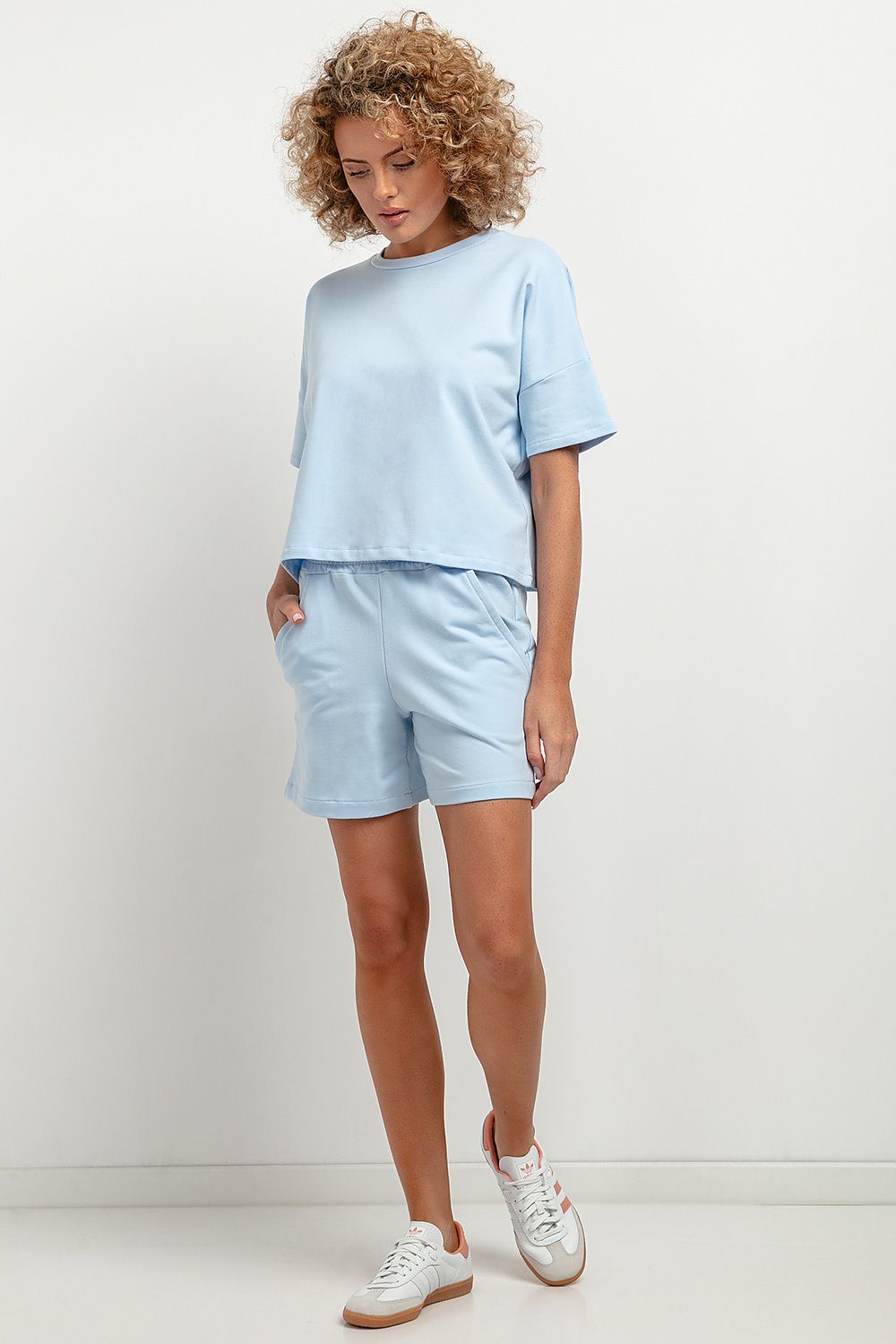   Bluzka Model T386/5 Light Blue - Tessita 