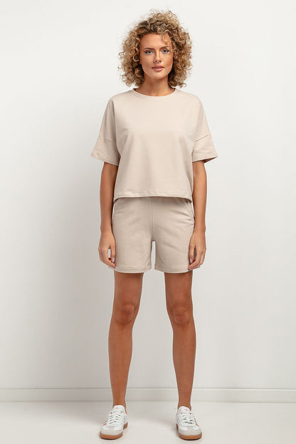   Bluzka Model T386/3 Light Beige - Tessita 