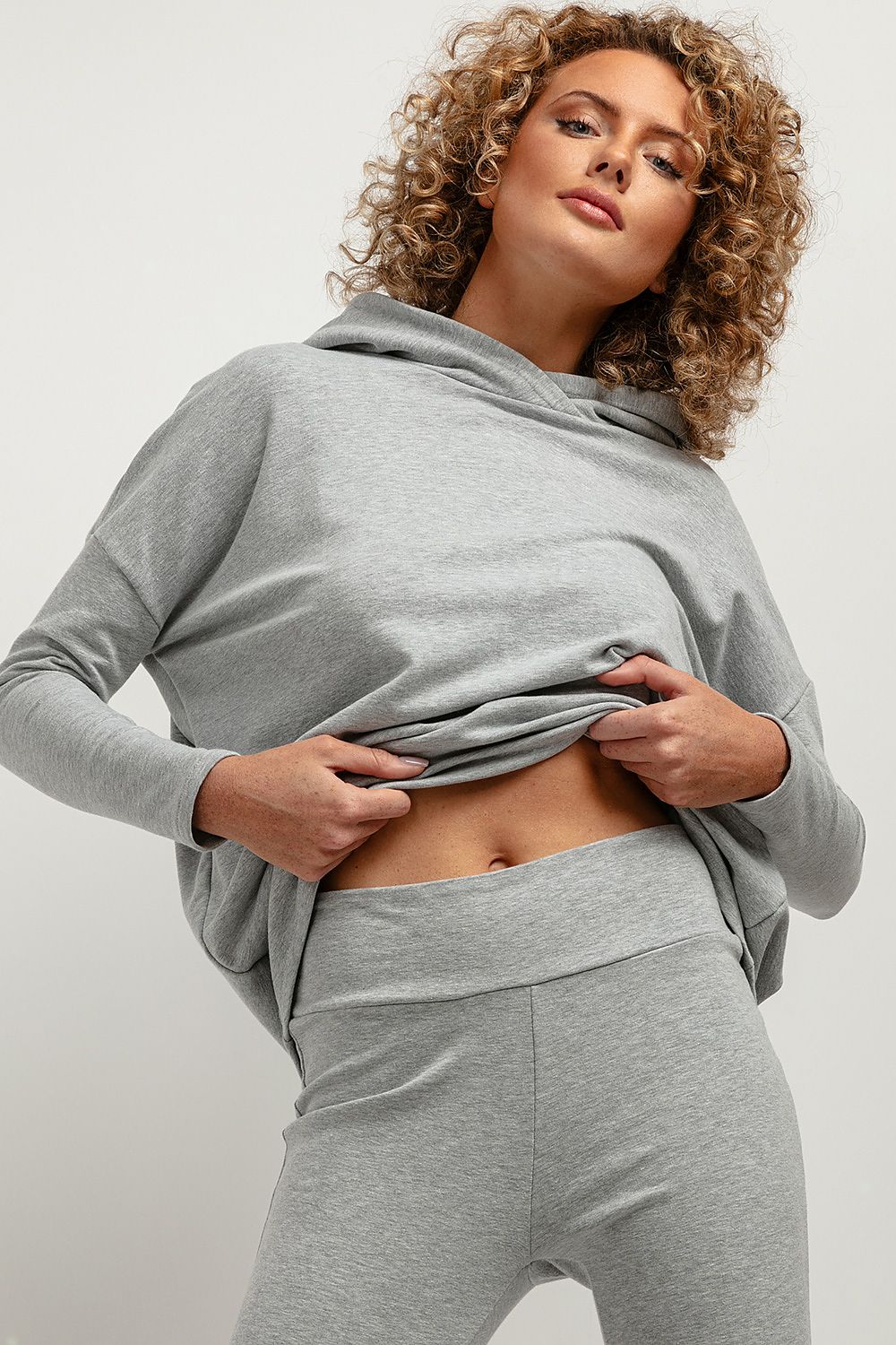   Bluza Damska Model T379/2 Light Grey - Tessita 