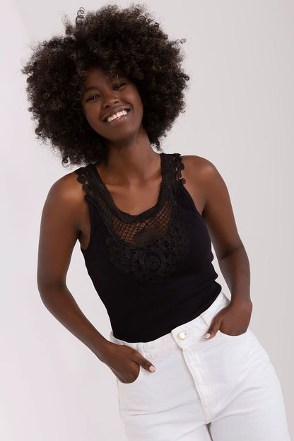  Koszulka Top Model TW-TP-OB060.05P Black - Och Bella 