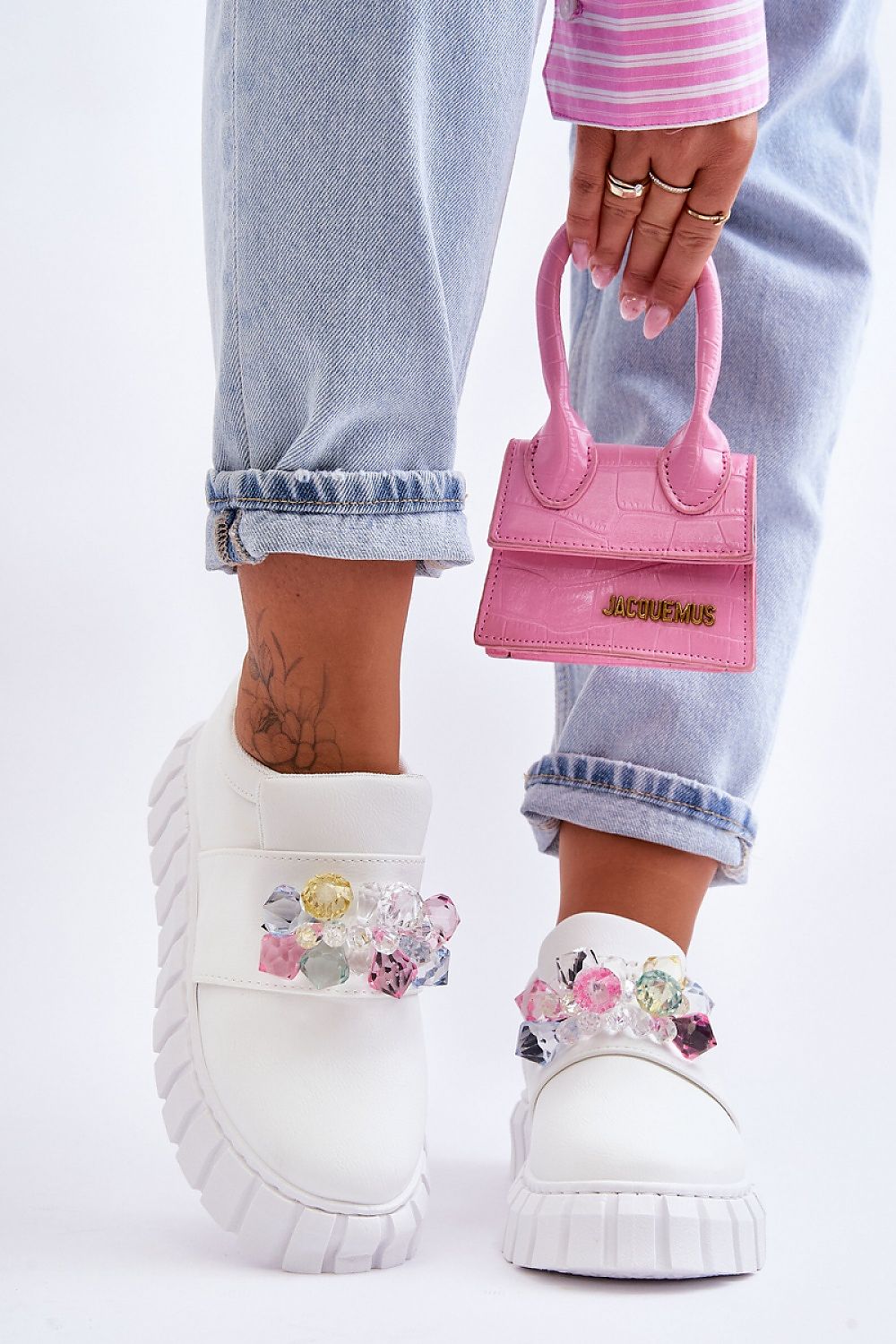   Buty Sportowe Model Desire NB615 White - Step in style 