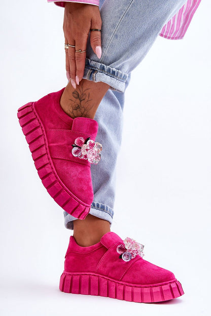   Buty Sportowe Model Desire NB615 Fuksja - Step in style 