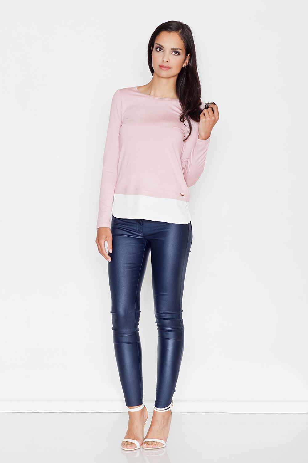   Bluzka Model 374 Pink - Figl 