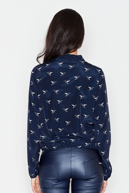   Bluzka Model 371 Navy - Figl 