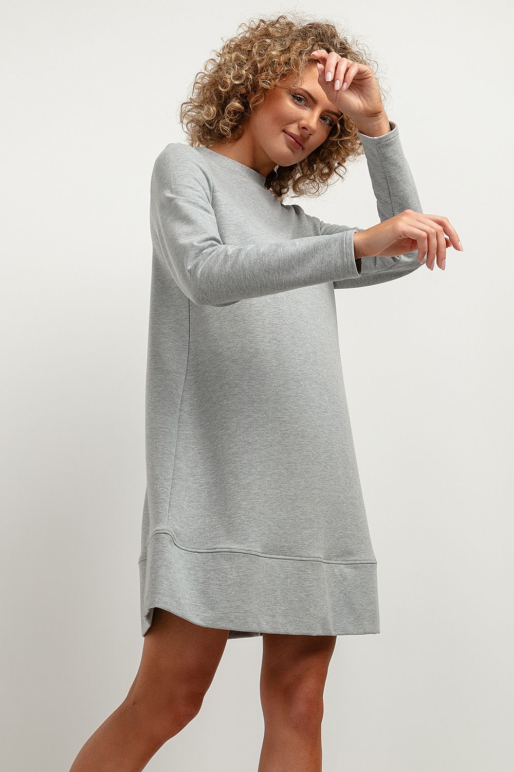  Sukienka Model T378/2 Light Grey - Tessita 