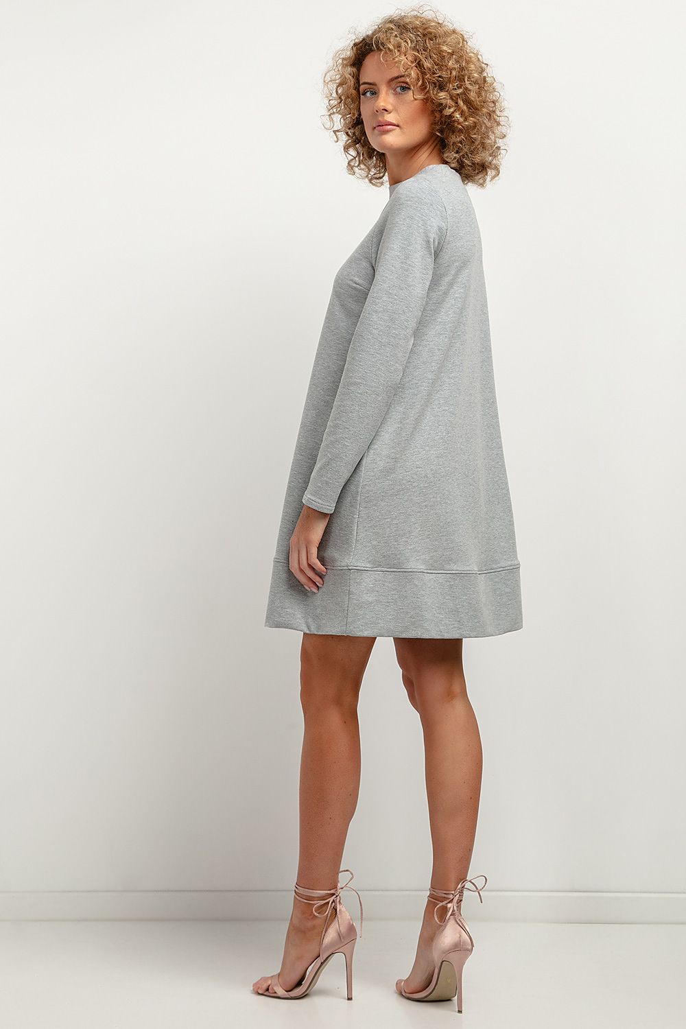  Sukienka Model T378/2 Light Grey - Tessita 
