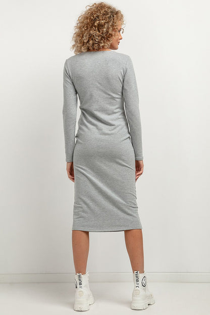  Sukienka Model T377/2 Light Grey - Tessita 