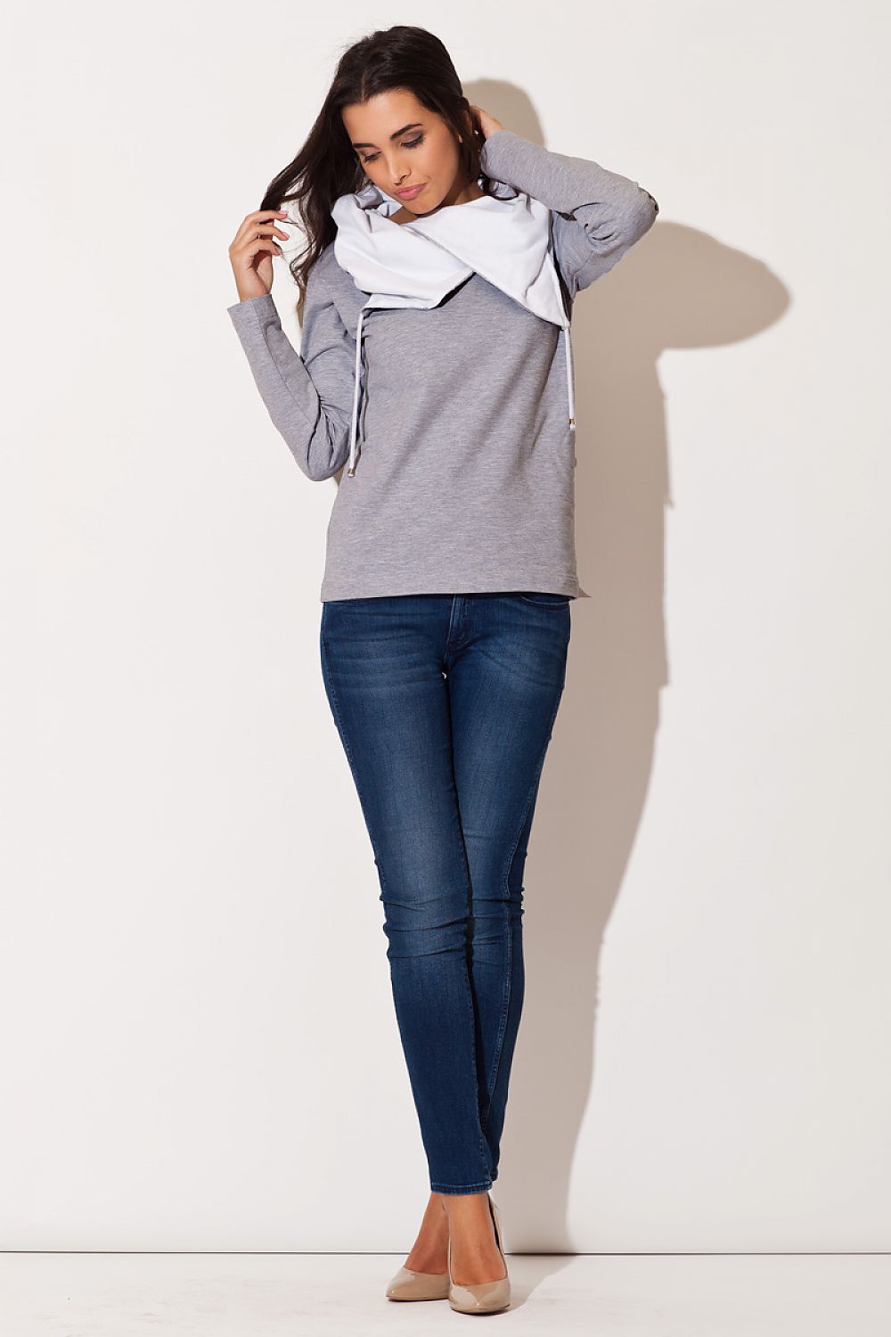   Bluza Damska Model K140 Grey - Katrus 