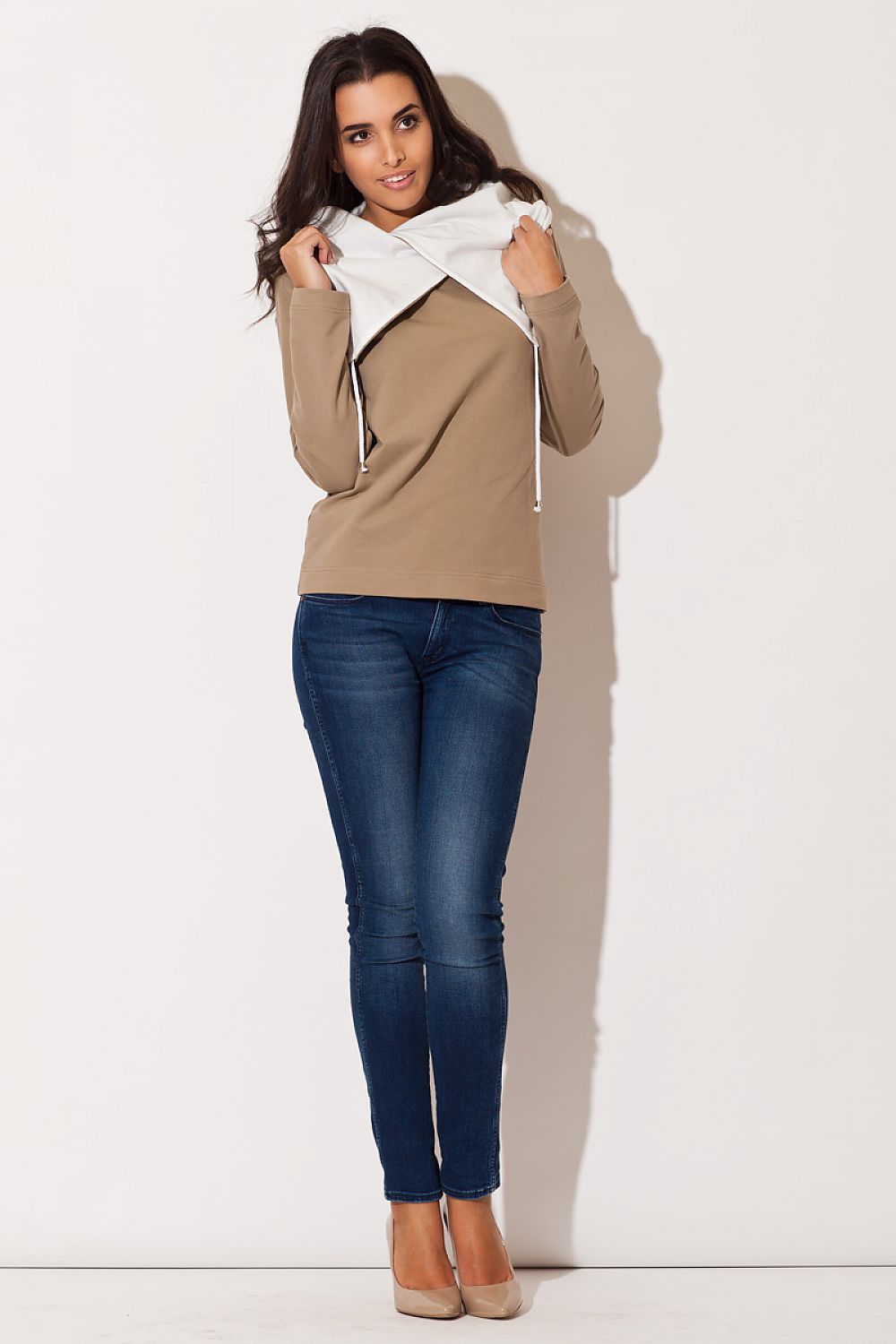   Bluza Damska Model K140 Beige - Katrus 