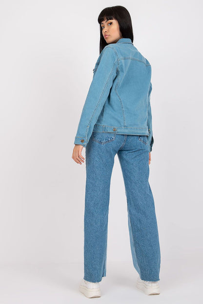   Kurtka Damska Model RO-KR-CKT-4007.17X Light Blue - Rue Paris 