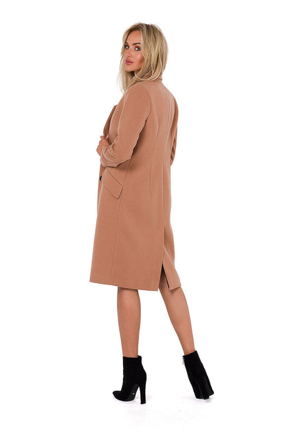   Płaszcz Damski Model MOE758 Camel - Moe 