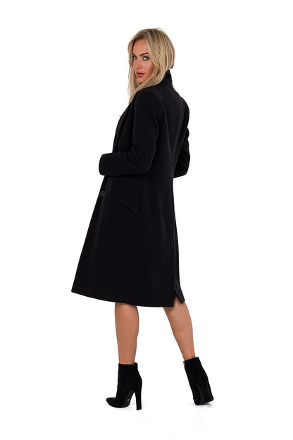   Płaszcz Damski Model MOE758 Black - Moe 