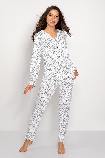  Piżama Damska Model Delicate Style 177099 White - Momenti Per Me 