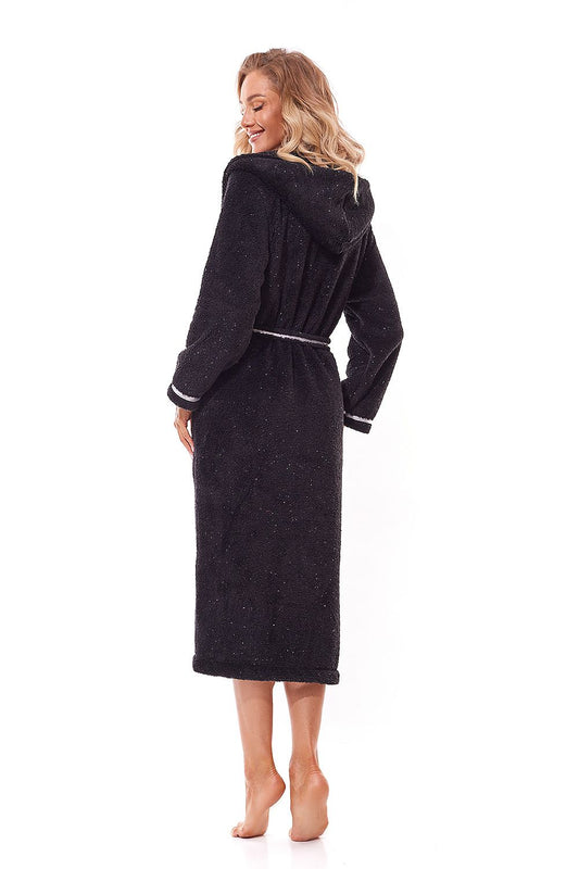  Szlafrok Damski Model Soft Long 2322 Black - L&L collection 