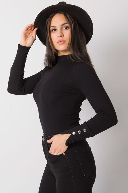   Bluzka Model RV-BZ-7317.64 Black - Rue Paris 