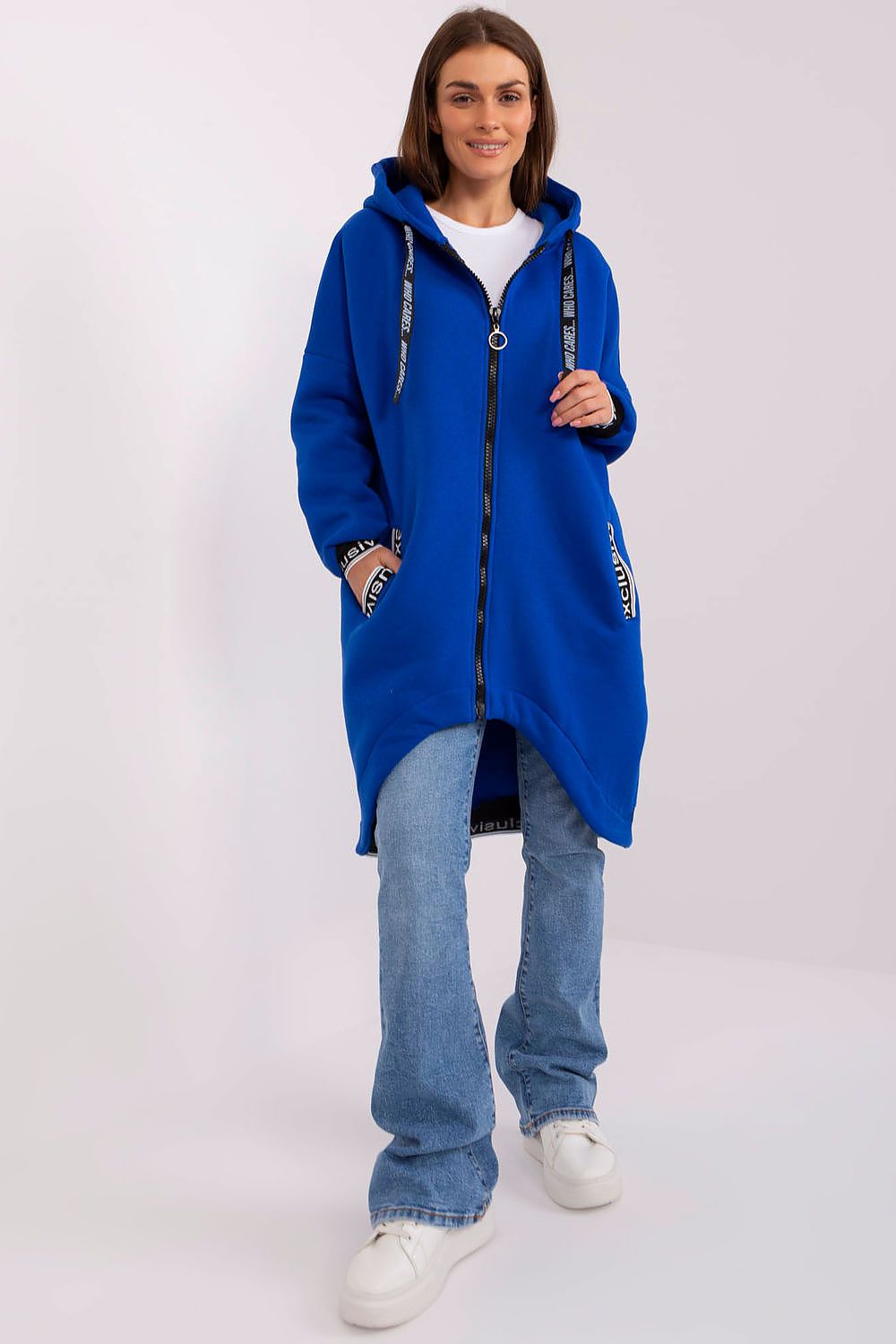   Bluza Damska Model RV-BL-6832-2.00P Cobalt - Relevance 