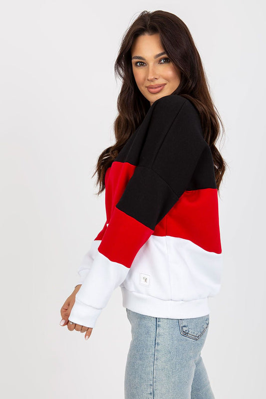   Bluza Damska Model RV-BL-8377.89 Black/Red - Relevance 
