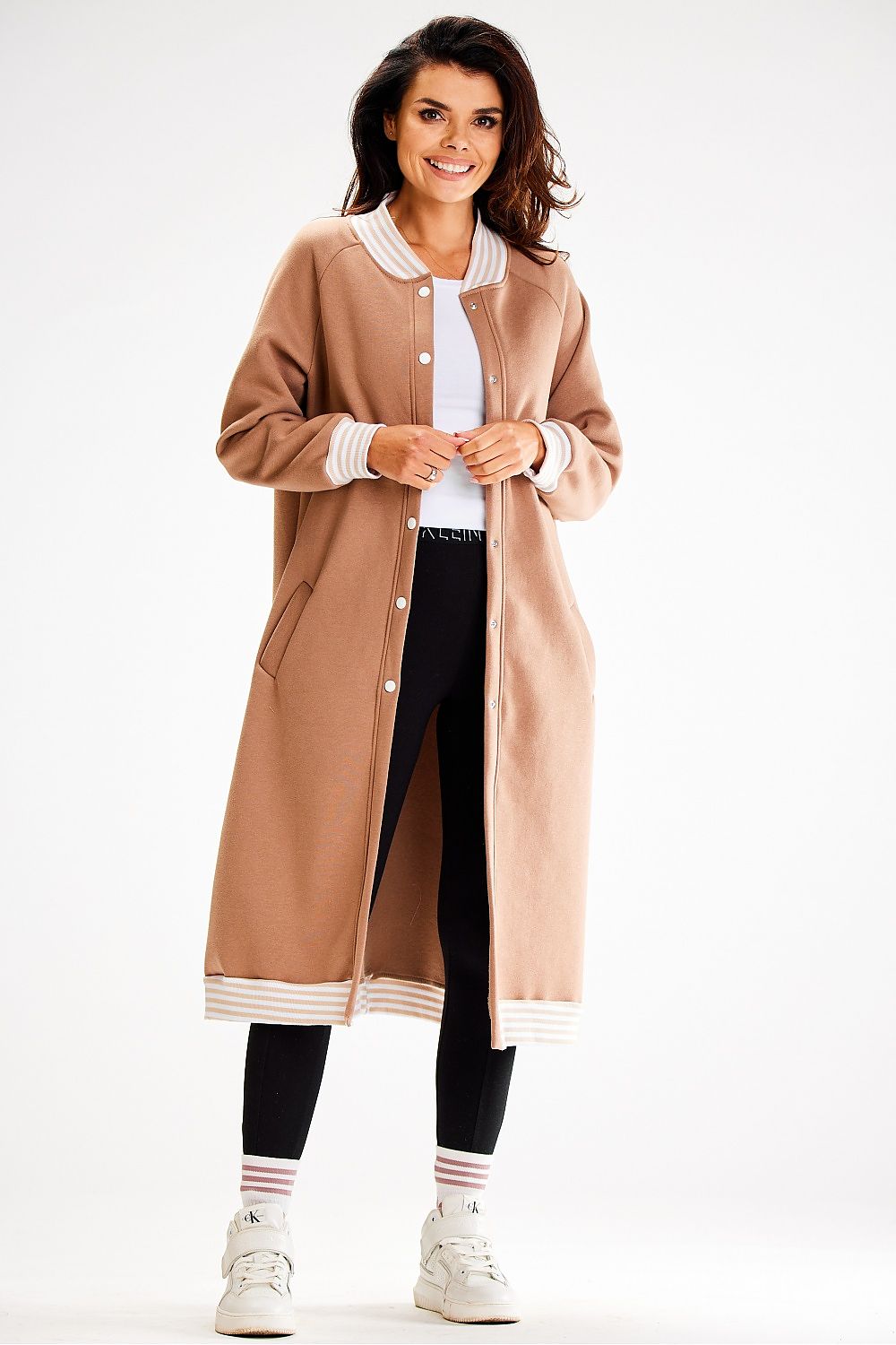   Bluza Damska Model A612 Beige - awama 