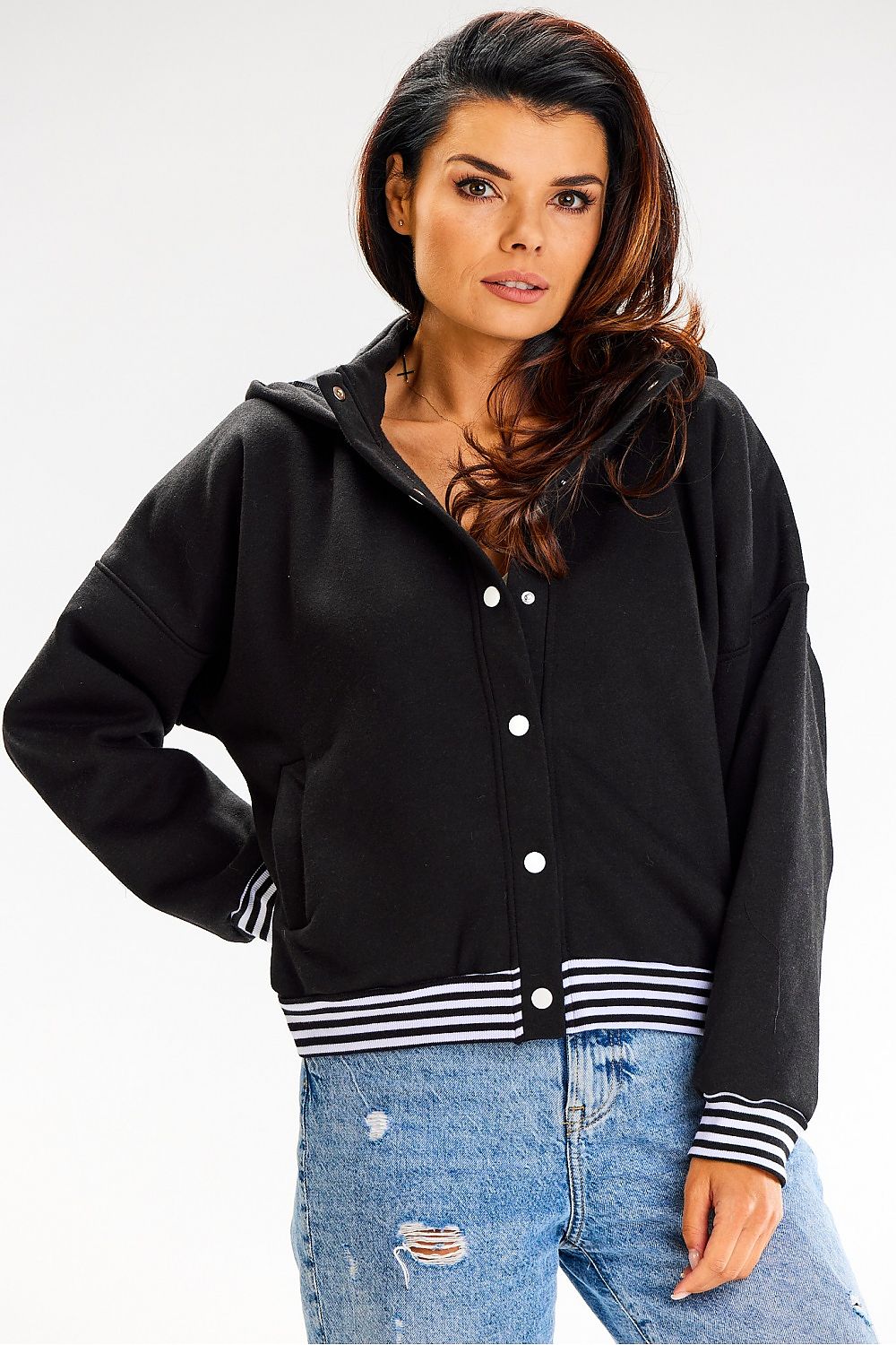   Bluza Damska Model A611 Black - awama 